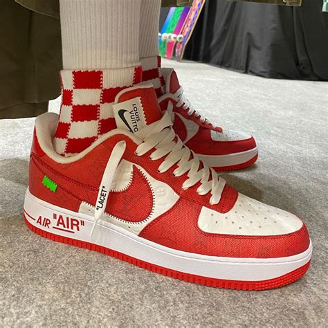 air force louis vuitton rosse|louis vuitton air force 1 blue.